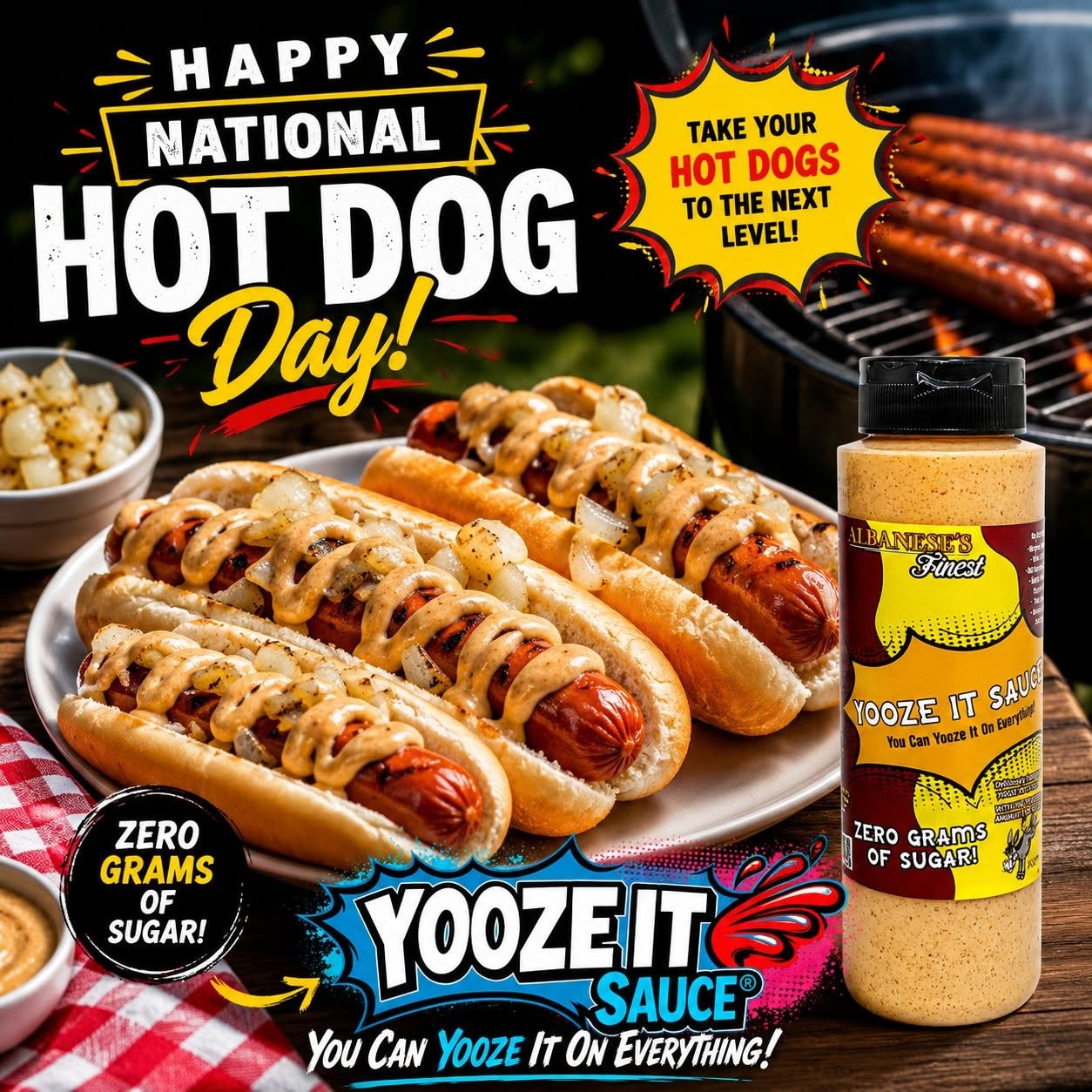 Happy National Hot Dog Day — Yooze It On Every Dog You Make — Yooze It Sauce® Blog